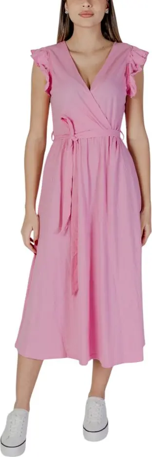 Multicolor Cotton Long Dress