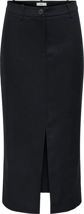 Gray Polyester Long Skirt