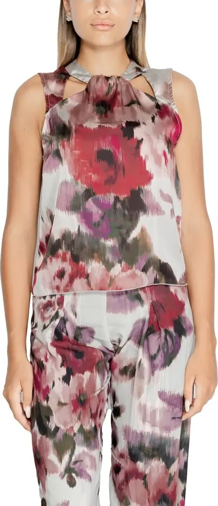 Bordeaux Polyester Tank Tops