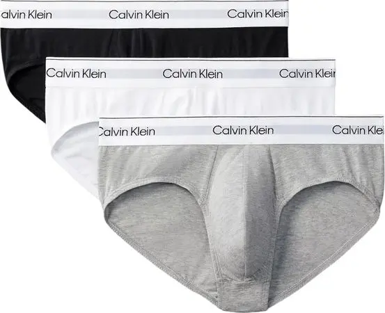 Gray Cotton Briefs