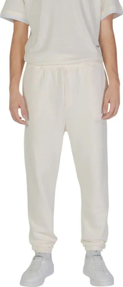 Cream Cotton Joggers (Workout Pants)
