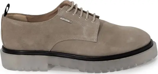 Beige Polyethylene Oxfords And Derbies