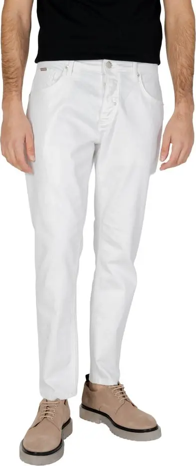 White Cotton Skinny Jeans