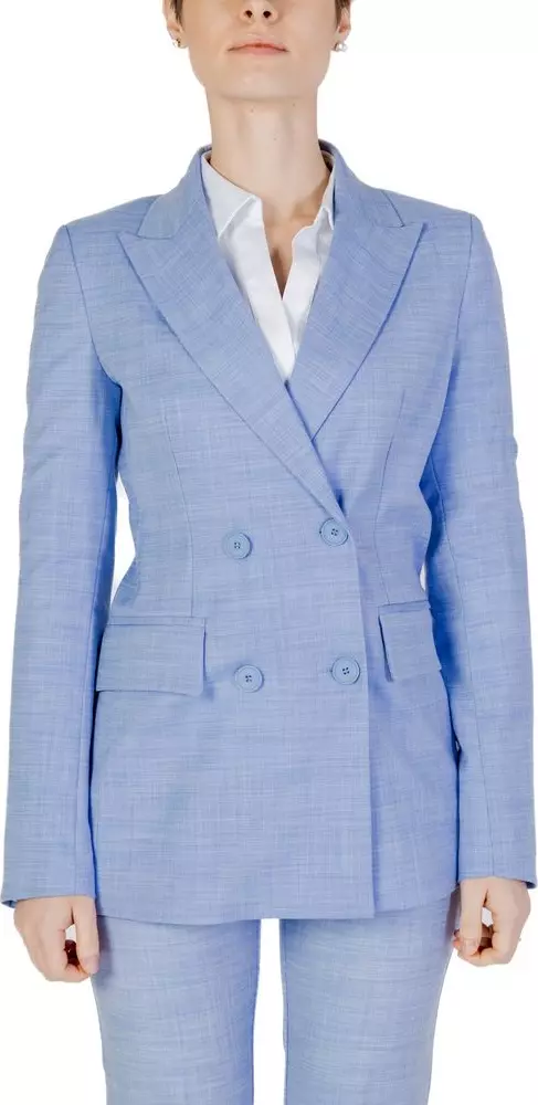 Blue Viscose Blazer