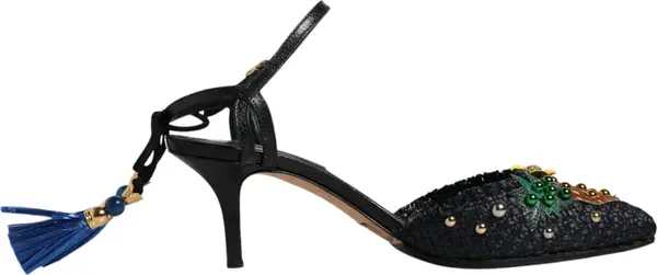 Black Pineapple Bellucci Heels Sandals Shoes