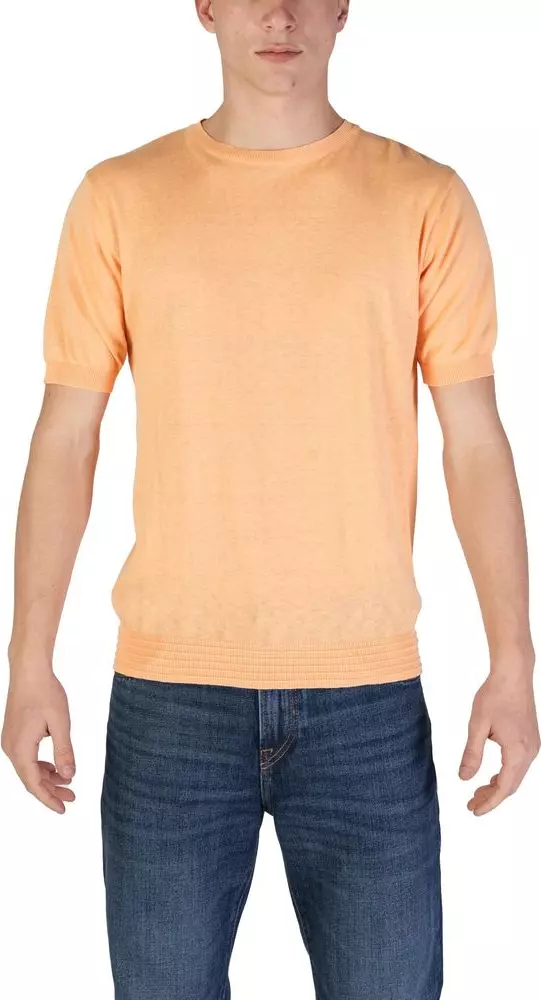 Orange Cotton Sweatshirt