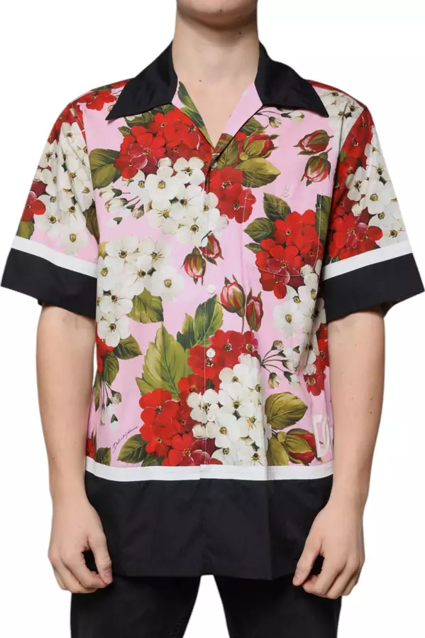 Multicolor Floral Button Down Casual Shirt