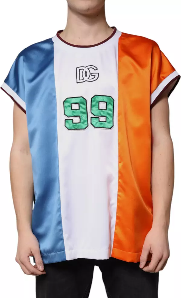 Multicolor Jersey Tank Sleeveless T-shirt