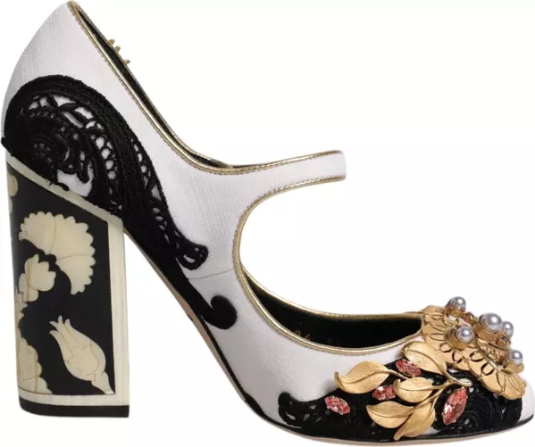 Multicolor Embellished Heels Pumps Shoes