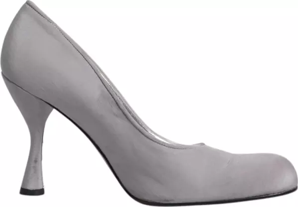Gray Suede Leather High Heel Pumps Shoes