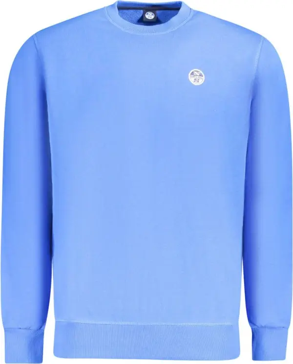Blue Cotton Men's Sweatshirt