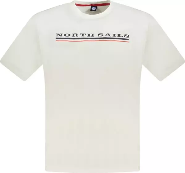 White Cotton Mens T-Shirt