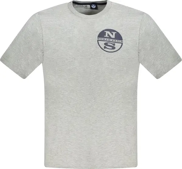 Gray Cotton Men's T-Shirt