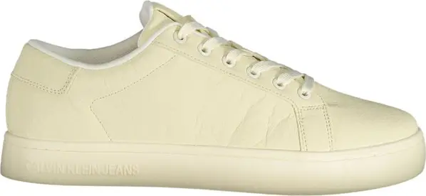Bianco Polyester Men Sneaker