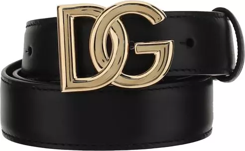 Black Calf Leather Bos Taurus Regular Belt
