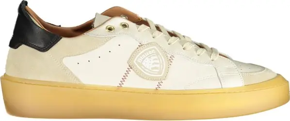White Leather Men Sneaker