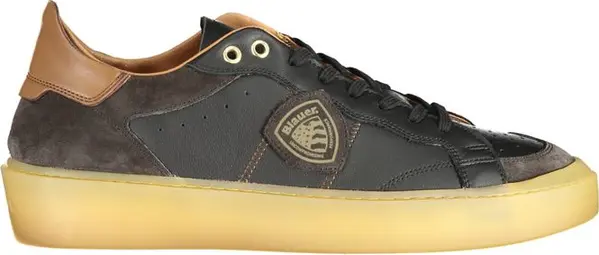 Nero Leather Men Sneaker