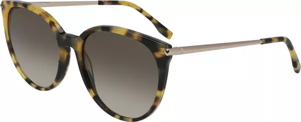 Brown Metal Sunglasses