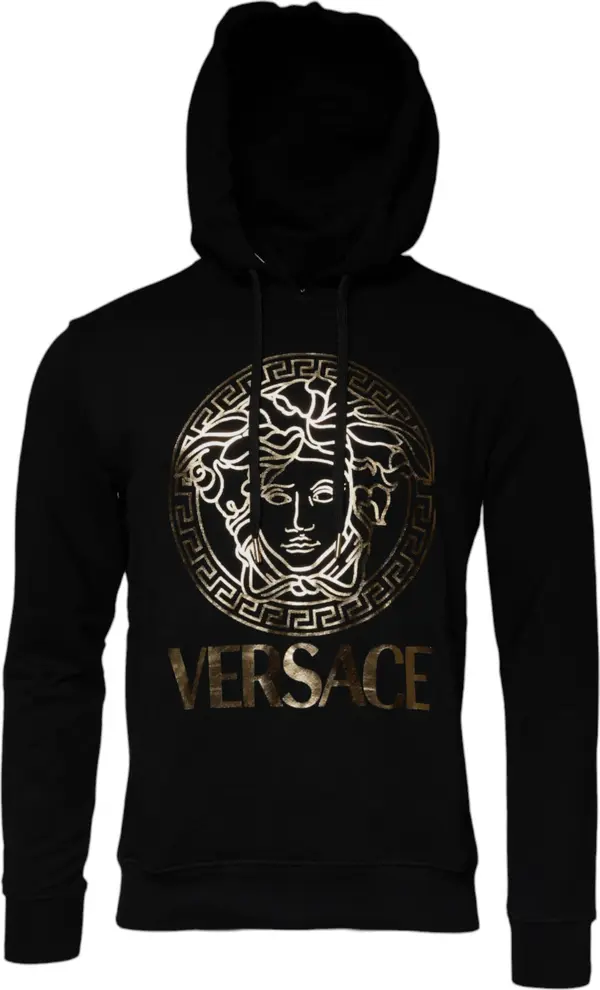 Black Medusa Cotton Hoodie Pullover Sweatshirt Sweater