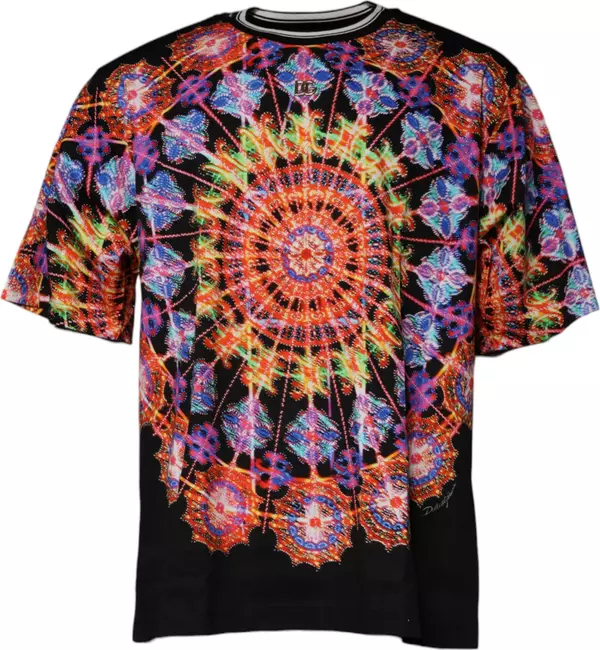 Multicolor Kaleidoscope Men Short Sleeves T-shirt