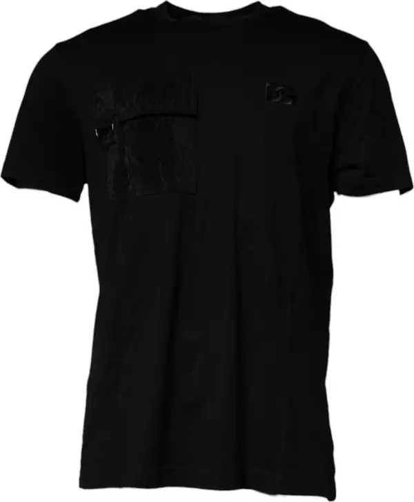 Black Crew Neck Short Sleeve T-shirt