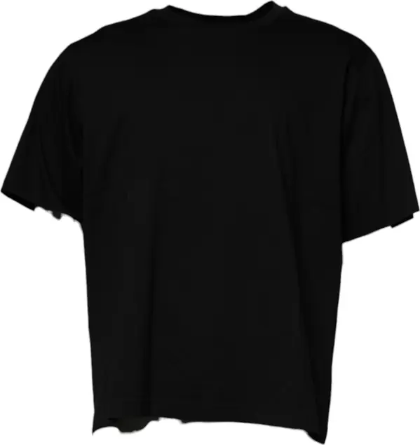 Black Crew Neck Short Sleeve T-shirt