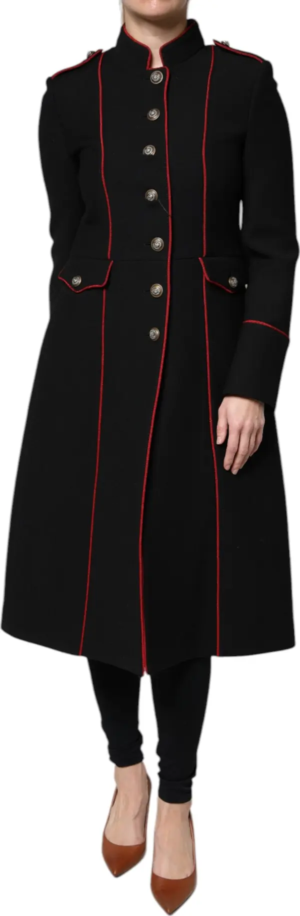 Black Single Breasted Trench Coat Jacket