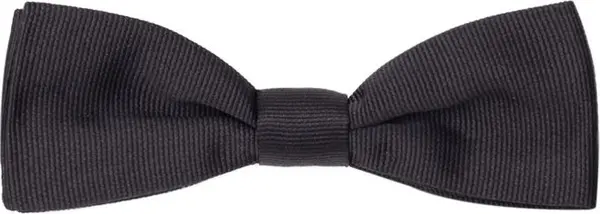Black Silk Bowtie