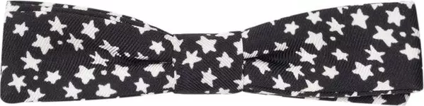 Black Silk Bowtie