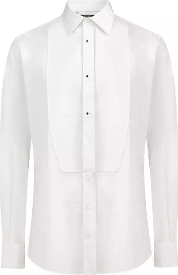 White Cotton Dress Shirt