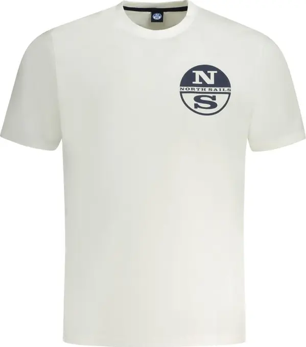 White Cotton Men's T-Shirt