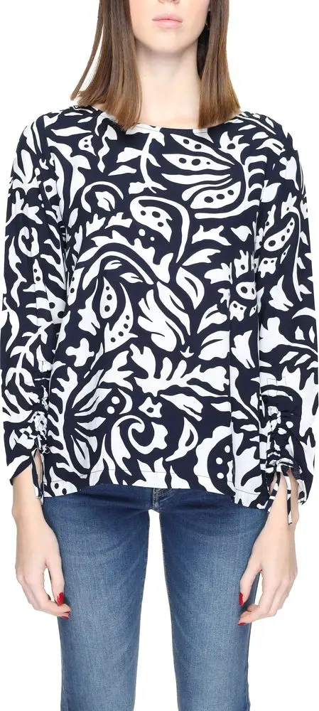 Blue Viscose Blouse