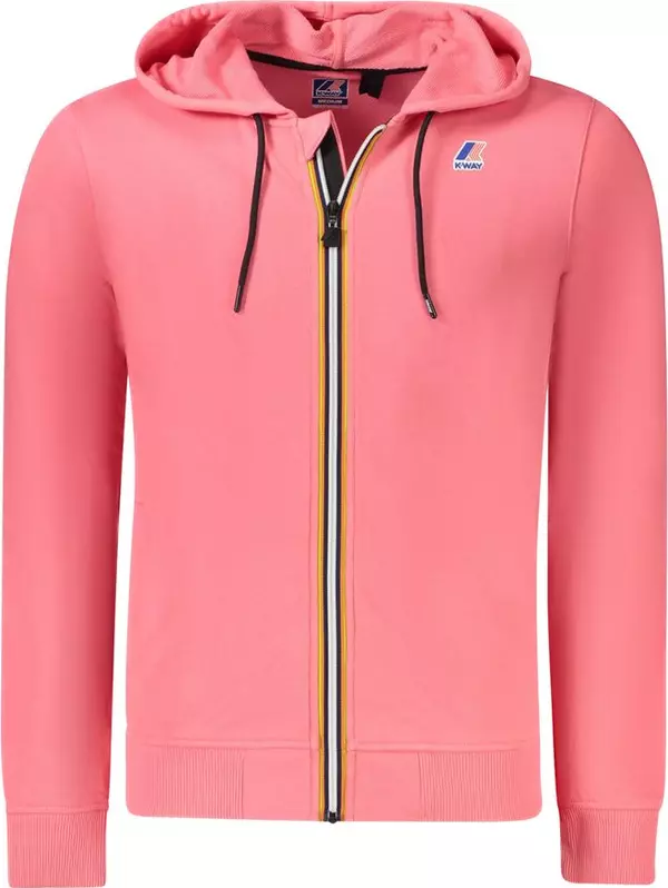 Pink Cotton Men Sweater