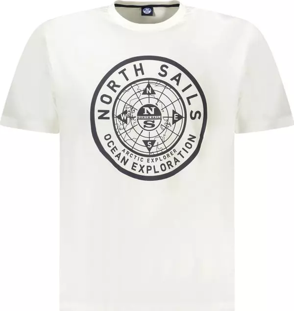 White Cotton Men T-Shirt