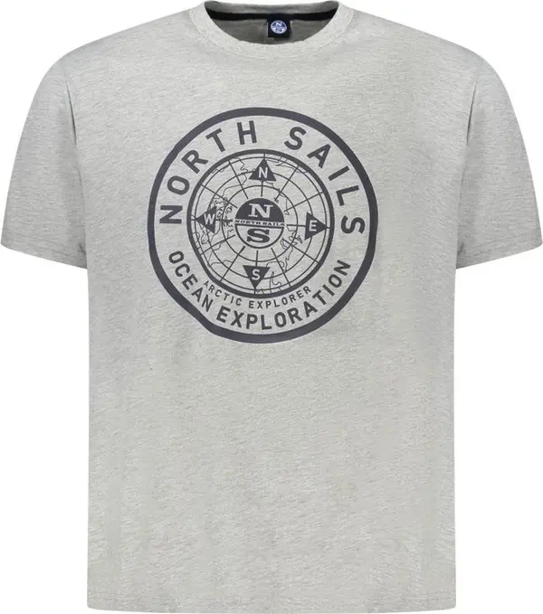 Grigio Cotton Mens T-Shirt