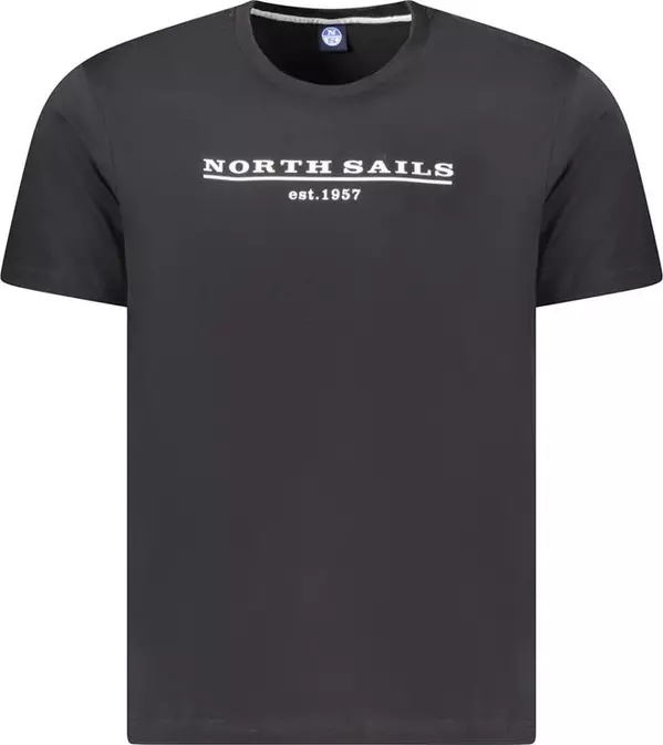 Black Cotton Men's T-Shirt