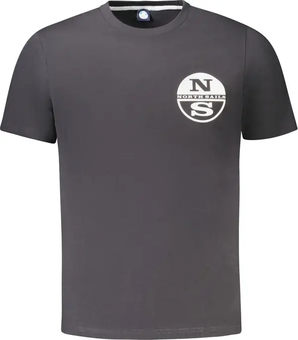Black Cotton Men's T-Shirt