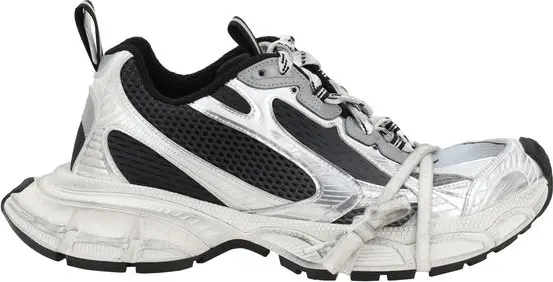 Multicolor Polyurethane Athletic Sneakers