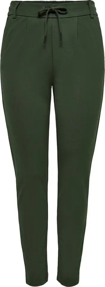 Green Viscose Casual Pants