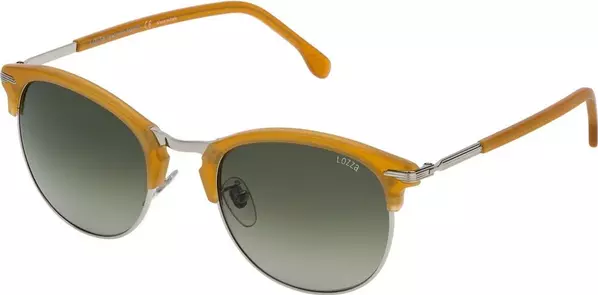 Brown Metal Sunglasses