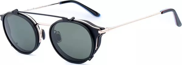 Black Stainless Steel Glasses (Frames)