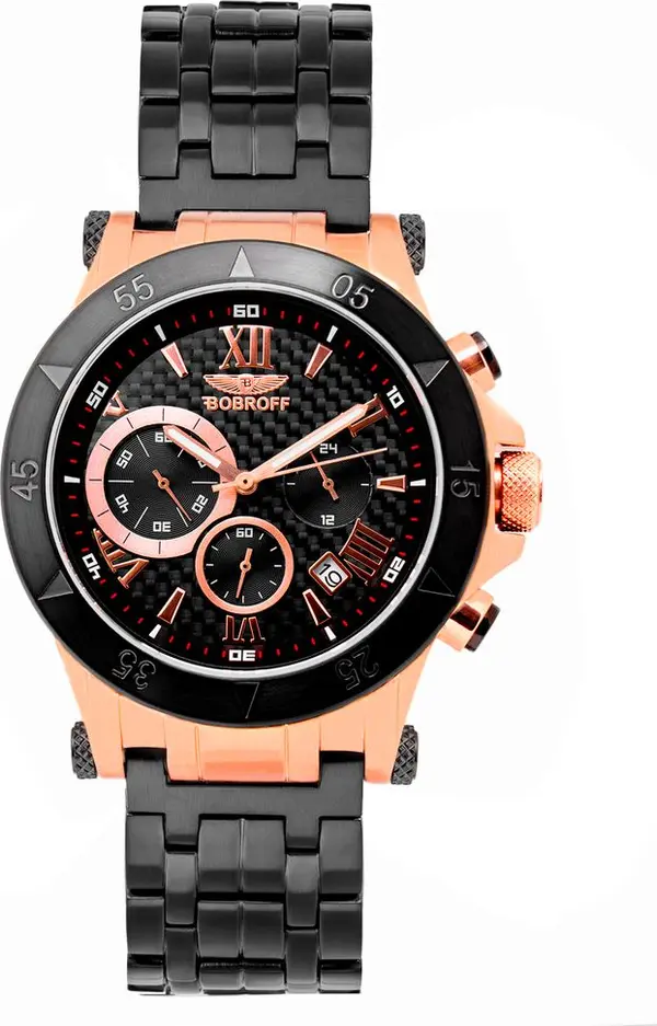 Black Stainless Steel Dress Watch