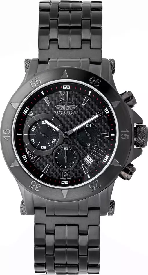 Black Stainless Steel Dress Watch