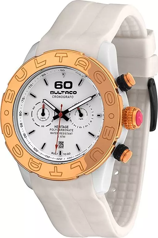 White Rubber Sport Watch
