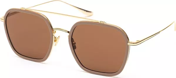 Gold Titanium Sunglasses