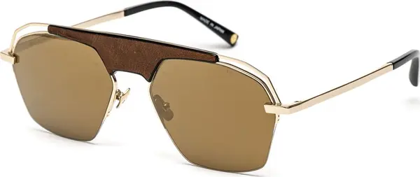 Gold Titanium Sunglasses