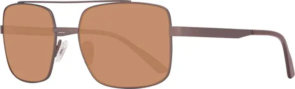 Brown Metal Sunglasses