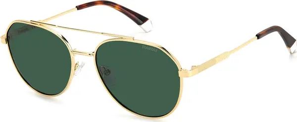Gold Stainless Steel Sunglasses