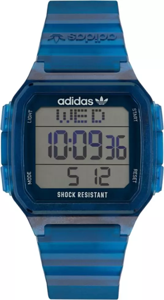 Blue Resin Digital Watch
