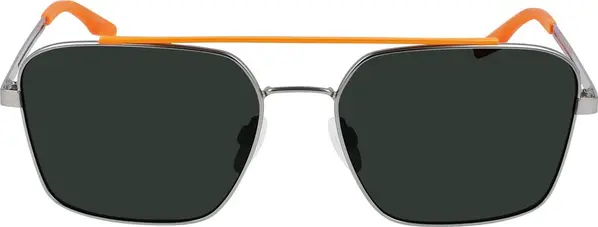Gray Metal Sunglasses